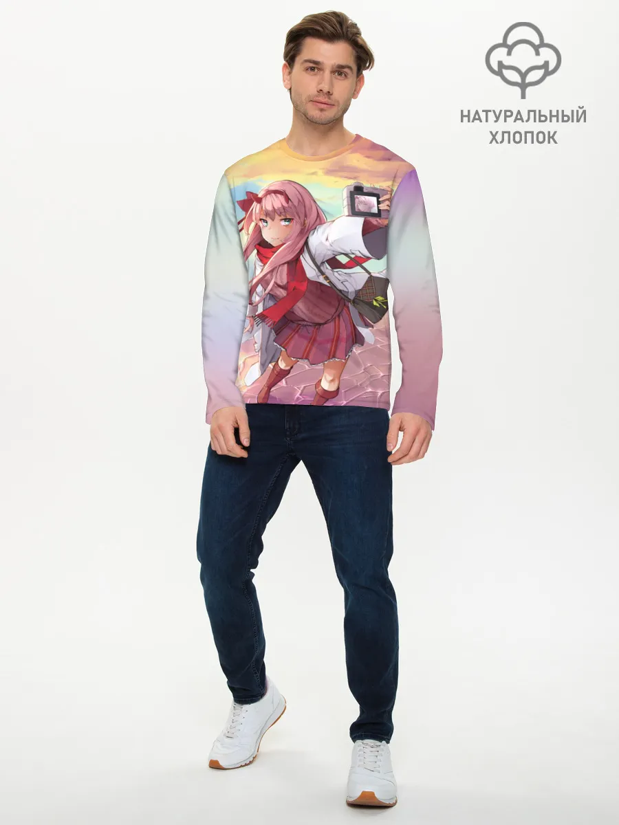 Мужской лонгслив базовый / Любимый во Франксе