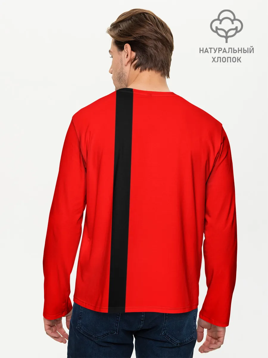 Мужской лонгслив базовый / С гербом СССР