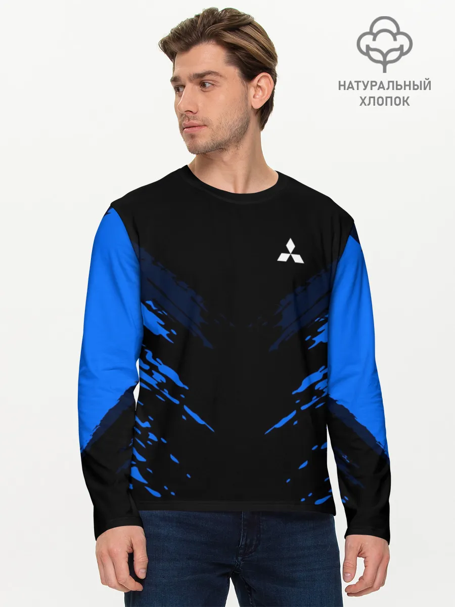 Мужской лонгслив базовый / Mitsubishi SPORT