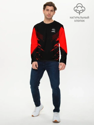 Мужской лонгслив базовый / Opel SPORT