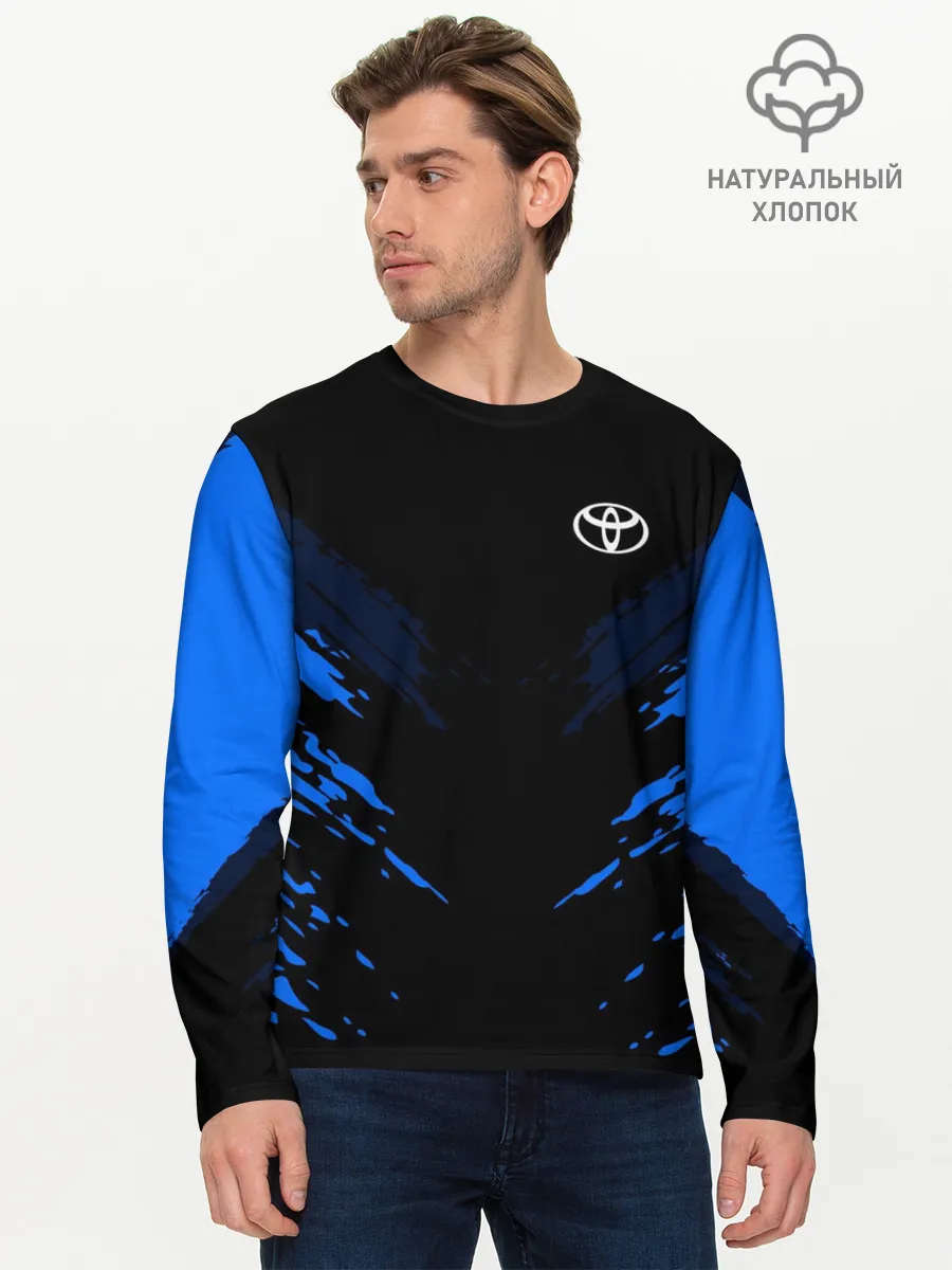 Мужской лонгслив базовый / Toyota SPORT