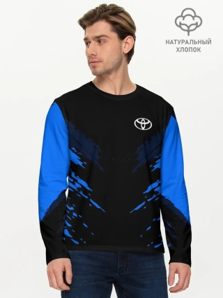 Мужской лонгслив базовый / Toyota SPORT