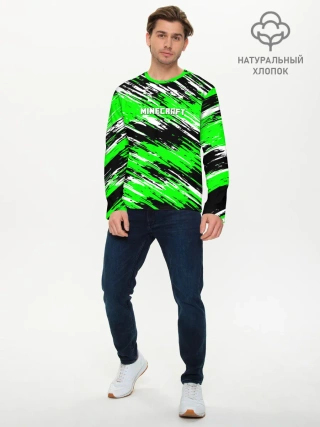 Мужской лонгслив базовый / Minecraft