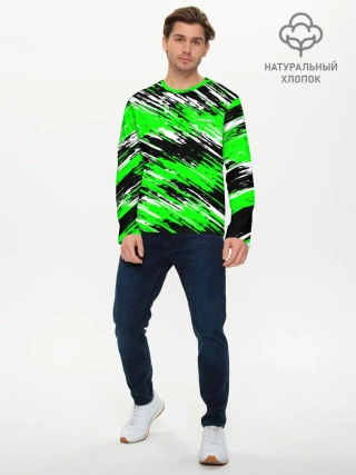 Мужской лонгслив базовый / Minecraft