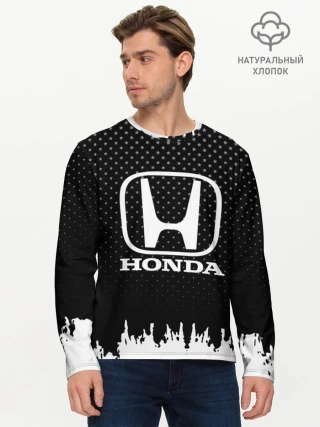 Мужской лонгслив базовый / Honda
