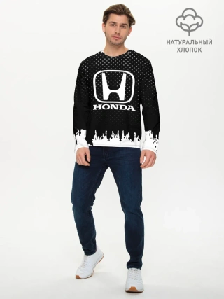 Мужской лонгслив базовый / Honda