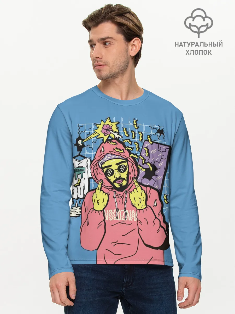Мужской лонгслив базовый / Mnogoznaal 4