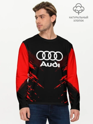 Мужской лонгслив базовый / AUDI SPORT COLLECTION