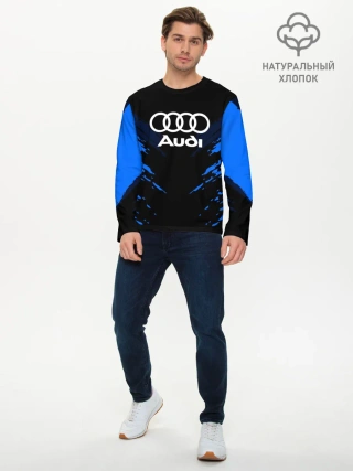 Мужской лонгслив базовый / AUDI SPORT COLLECTION