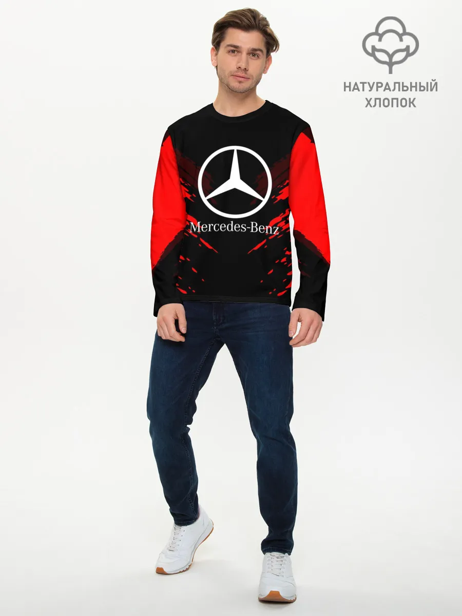 Мужской лонгслив базовый / MERCEDES-BENZ SPORT COLLECTION