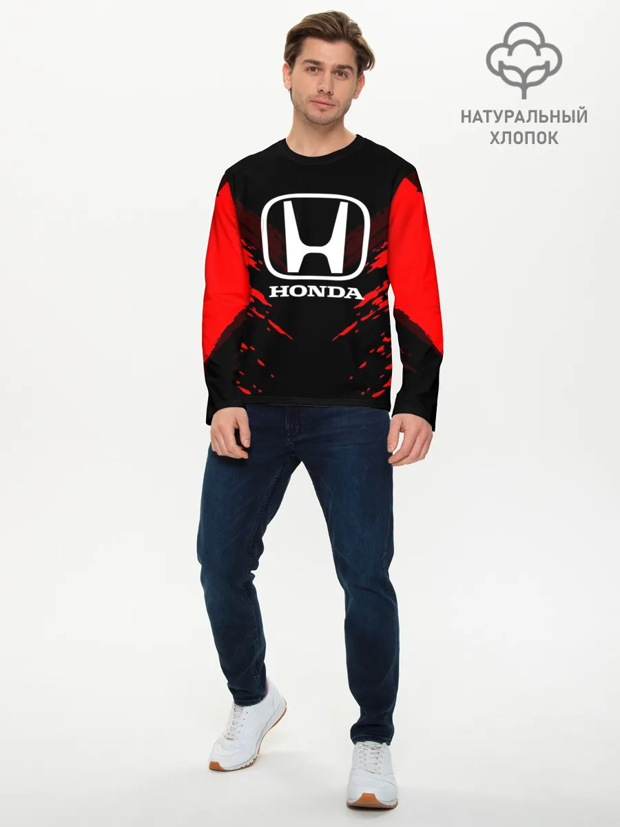 Мужской лонгслив базовый / HONDA SPORT COLLECTION