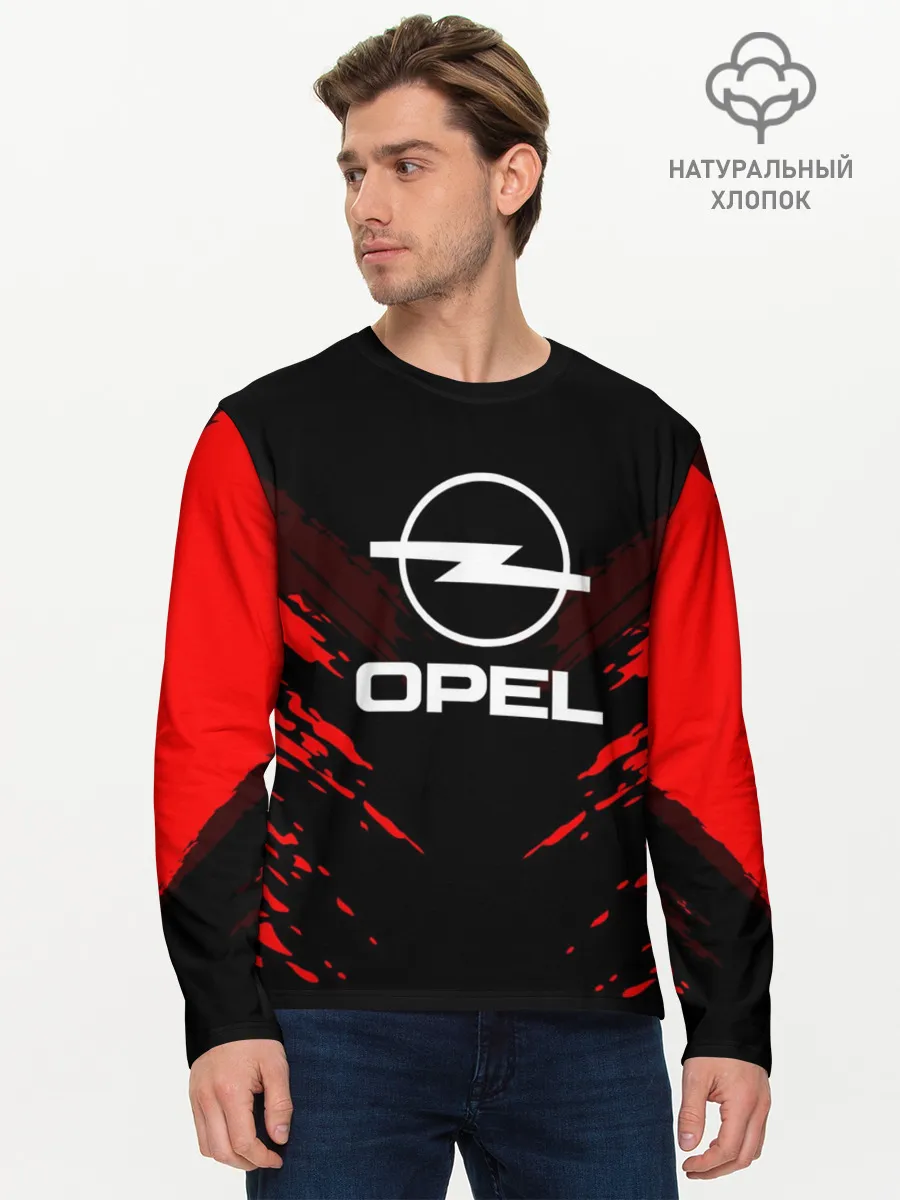 Мужской лонгслив базовый / OPEL SPORT COLLECTION