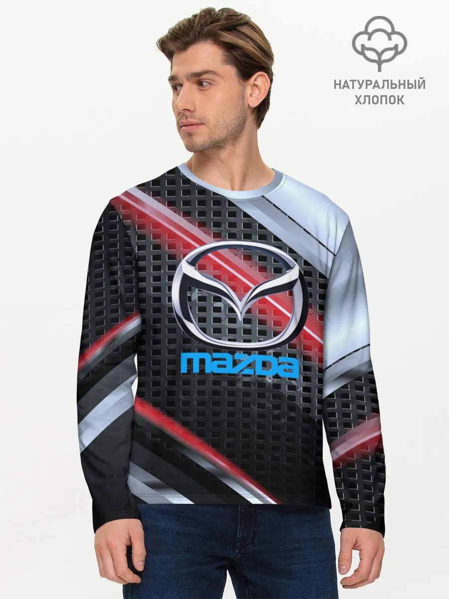 Мужской лонгслив базовый / MAZDA high speed collection