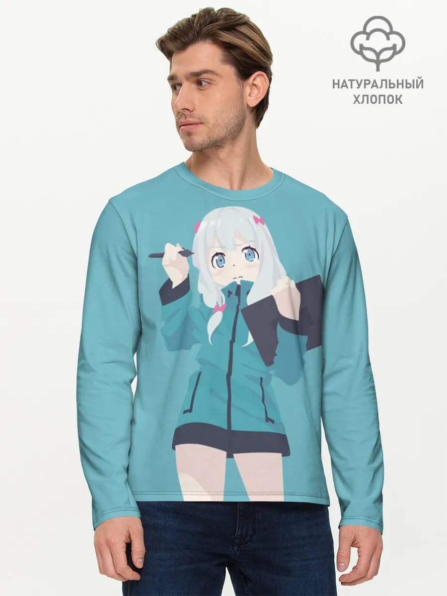 Мужской лонгслив базовый / Sagiri Izumi