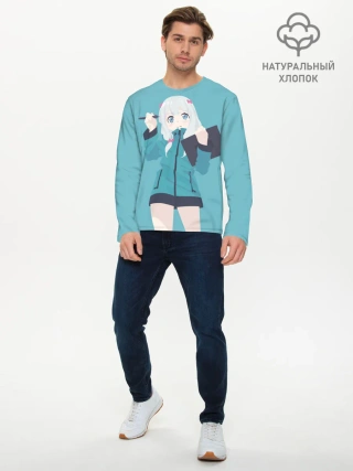 Мужской лонгслив базовый / Sagiri Izumi