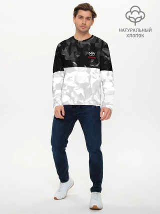 Мужской лонгслив базовый / TOYOTA SPORT