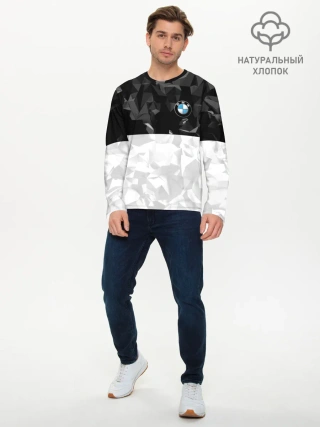 Мужской лонгслив базовый / BMW BLACK COLLECTION