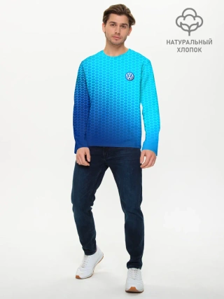 Мужской лонгслив базовый / VOLKSWAGEN carbon uniform 2018