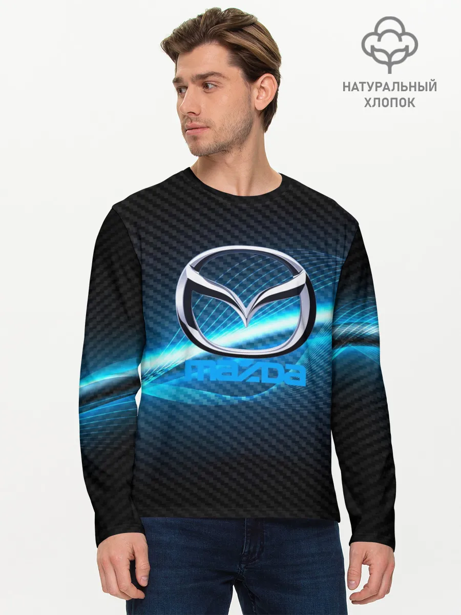 Мужской лонгслив базовый / mazda machine motor XXI