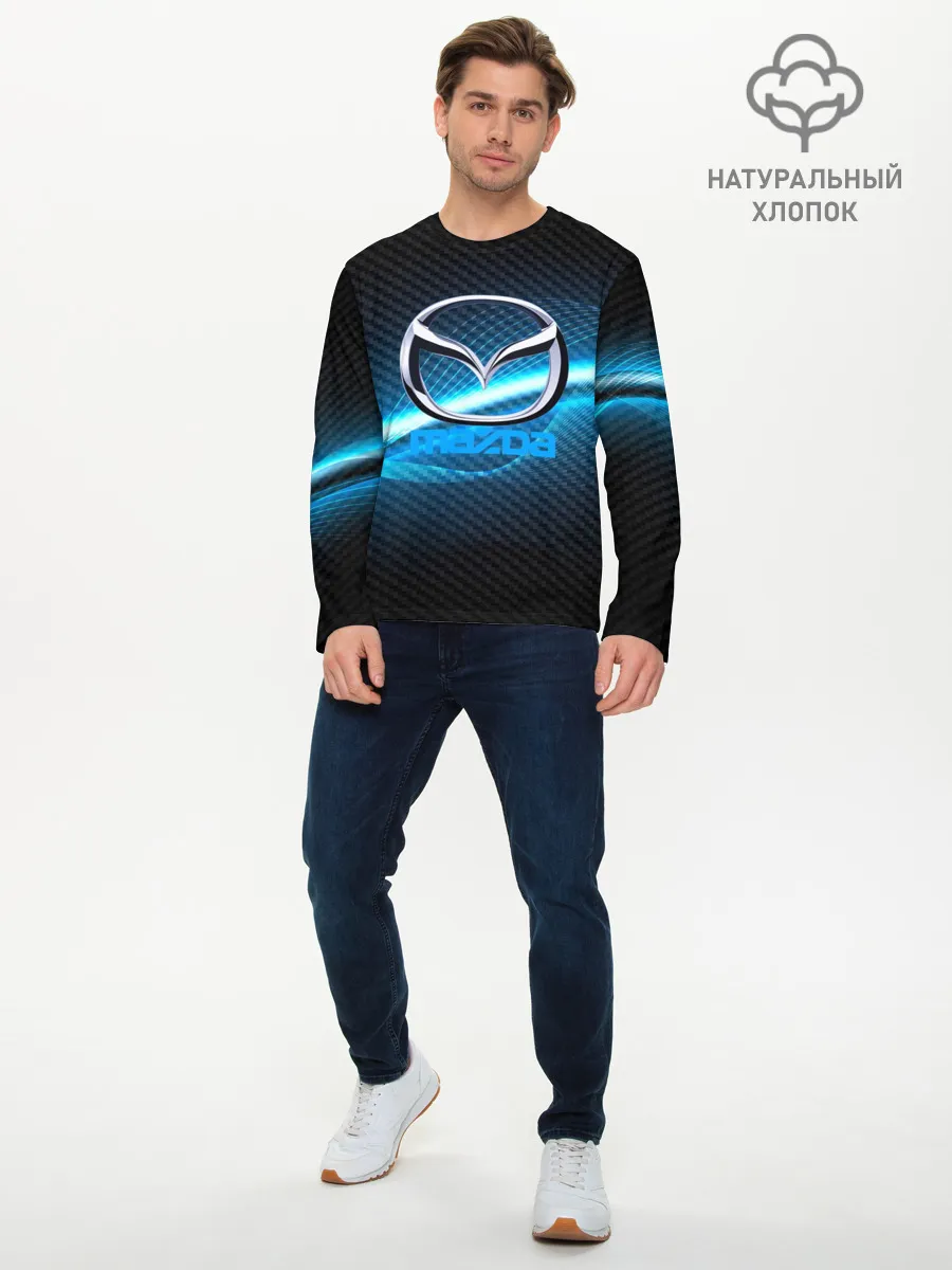 Мужской лонгслив базовый / mazda machine motor XXI