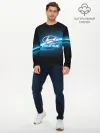 Мужской лонгслив базовый / HYUNDAI machine motor XXI