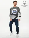 Мужской лонгслив базовый / VOLVO metalic 2018
