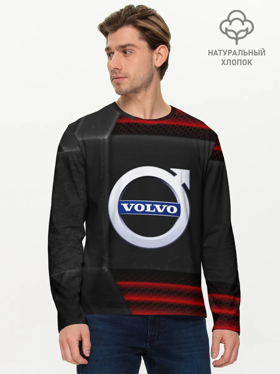 Мужской лонгслив базовый / volvo auto sport