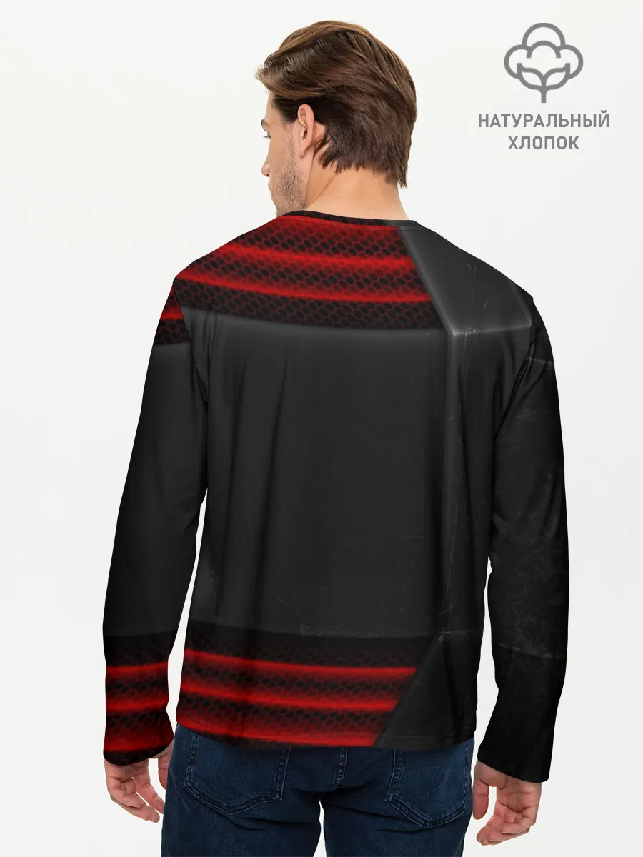 Мужской лонгслив базовый / volvo auto sport