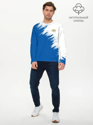 Мужской лонгслив базовый / Chevrolet