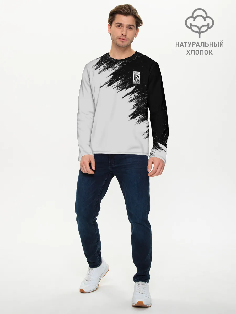 Мужской лонгслив базовый / Rolls-Royce