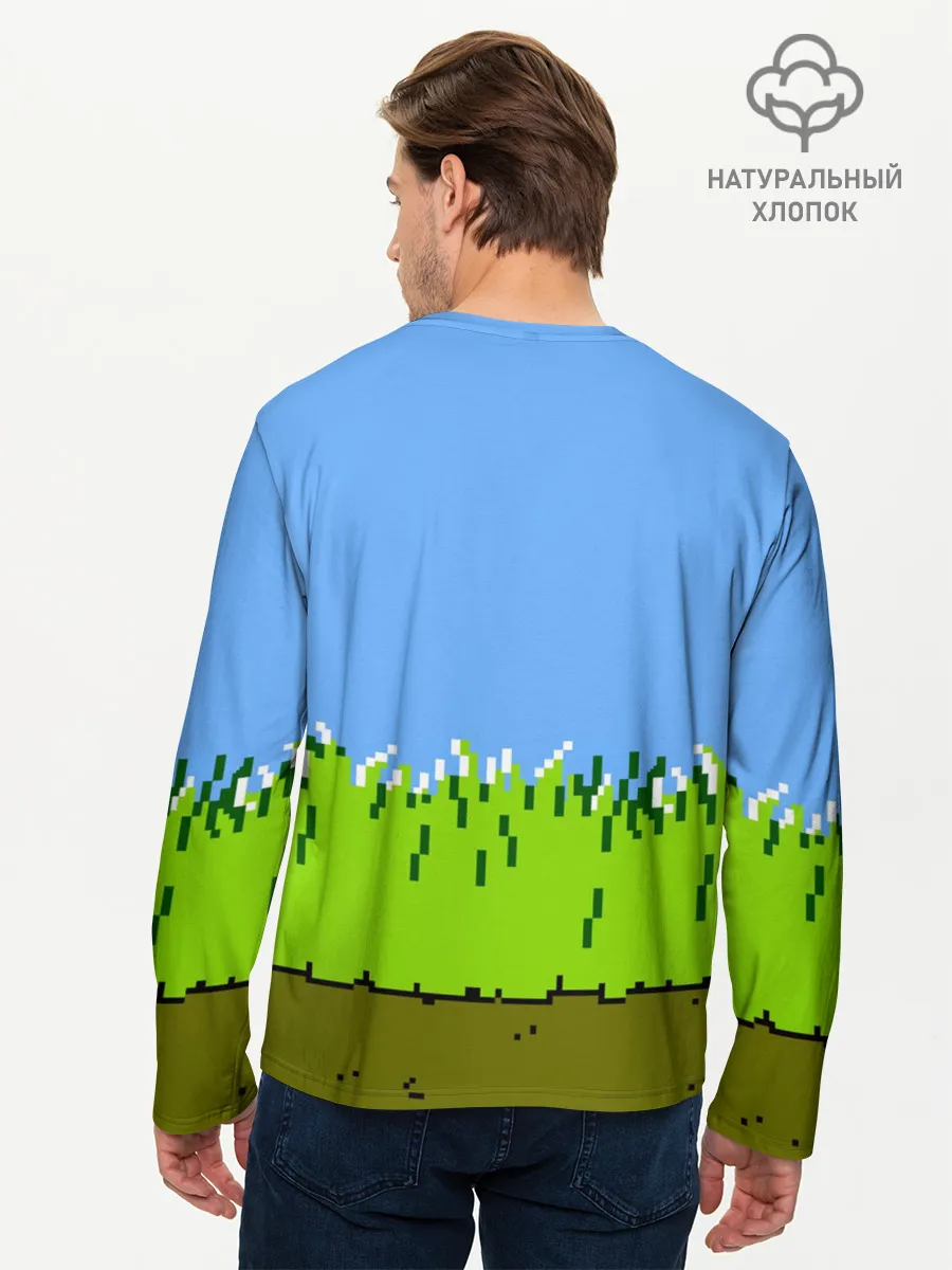 Мужской лонгслив базовый / Duck Hunt