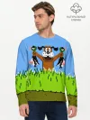 Мужской лонгслив базовый / Duck Hunt