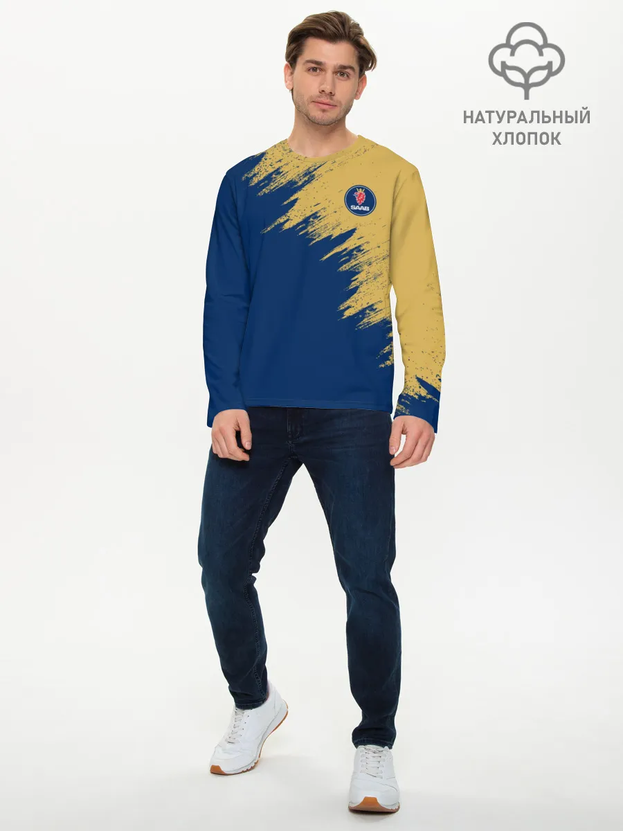 Мужской лонгслив базовый / SAAB