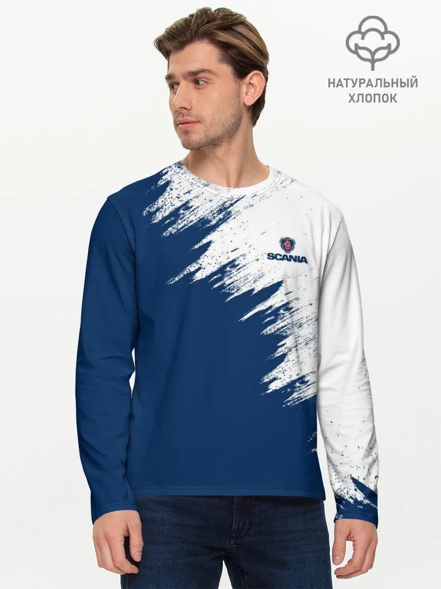 Мужской лонгслив базовый / SCANIA