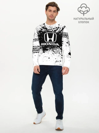 Мужской лонгслив базовый / Honda