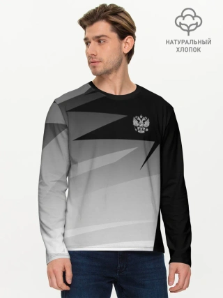 Мужской лонгслив базовый / RUSSIA SPORT | РОССИЯ СПОРТ