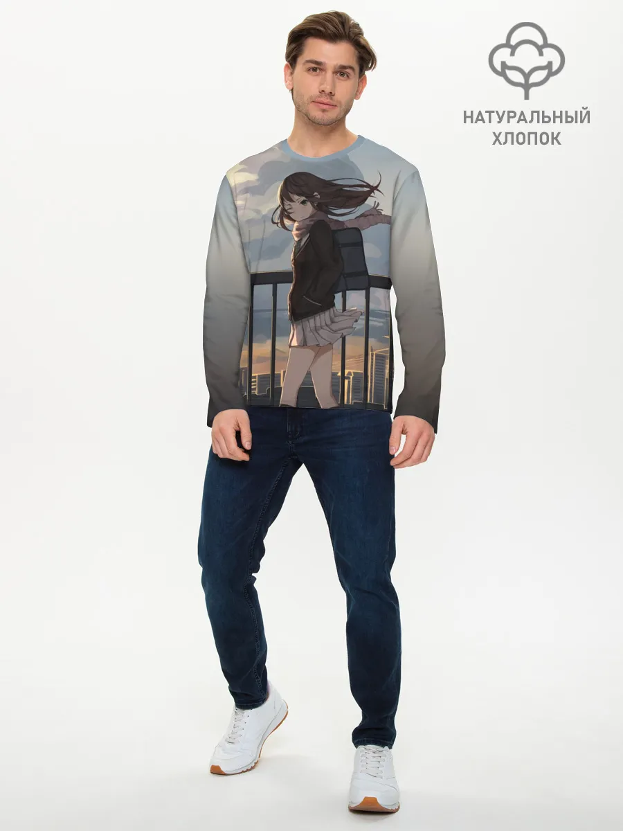 Мужской лонгслив базовый / IDOLMASTER. Rin Shibuya