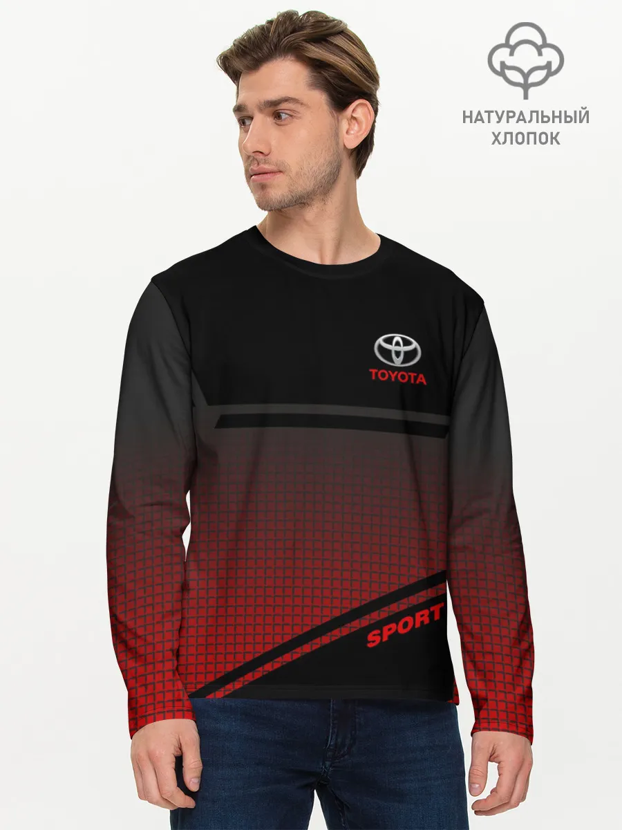 Мужской лонгслив базовый / TOYOTA | ТОЙОТА