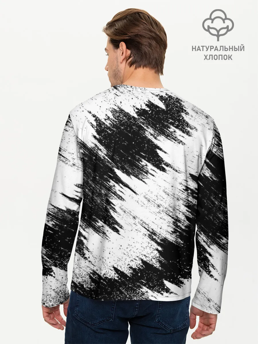 Мужской лонгслив базовый / Mitsubishi