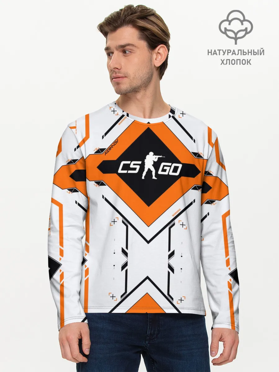 Мужской лонгслив базовый / Asiimov