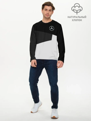 Мужской лонгслив базовый / MERCEDES BENZ SPORT