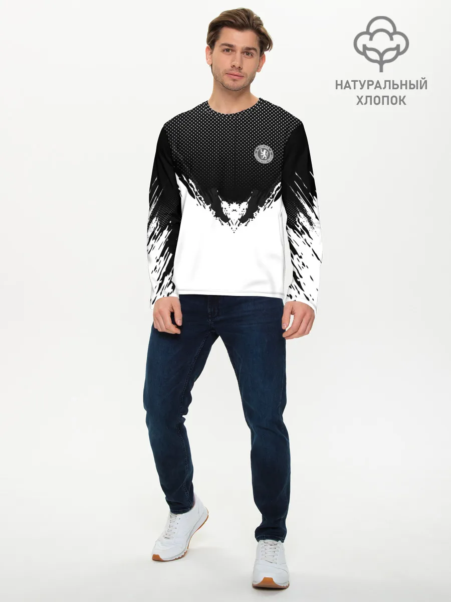 Мужской лонгслив базовый / Chelsea black 2018