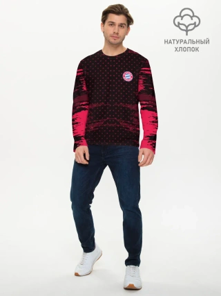 Мужской лонгслив базовый / Bayern abstract collection