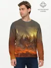 Мужской лонгслив базовый / Fire Dragon