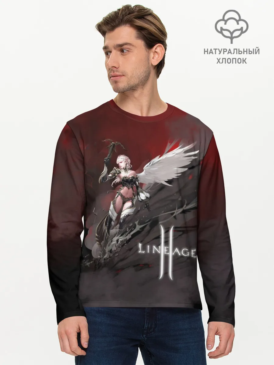 Мужской лонгслив базовый / Angel