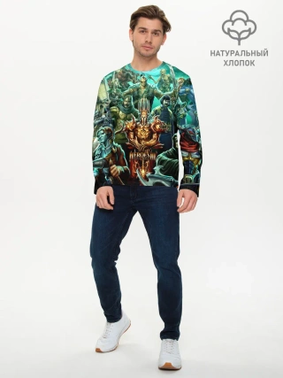 Мужской лонгслив базовый / Герои
