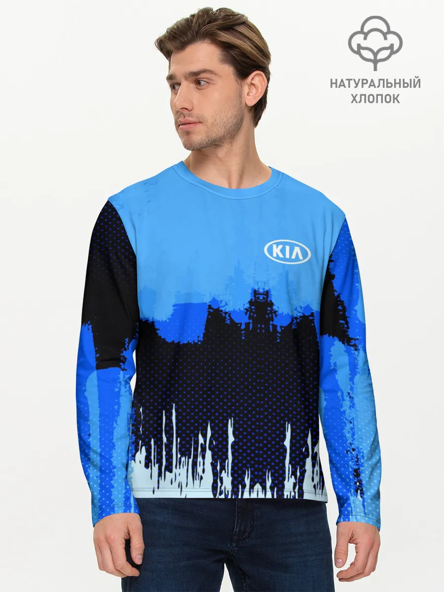 Мужской лонгслив базовый / KIA SPORT COLOR