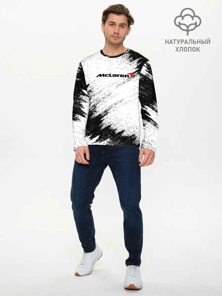 Мужской лонгслив базовый / McLaren