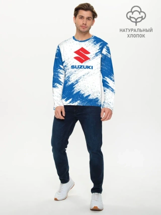 Мужской лонгслив базовый / Suzuki