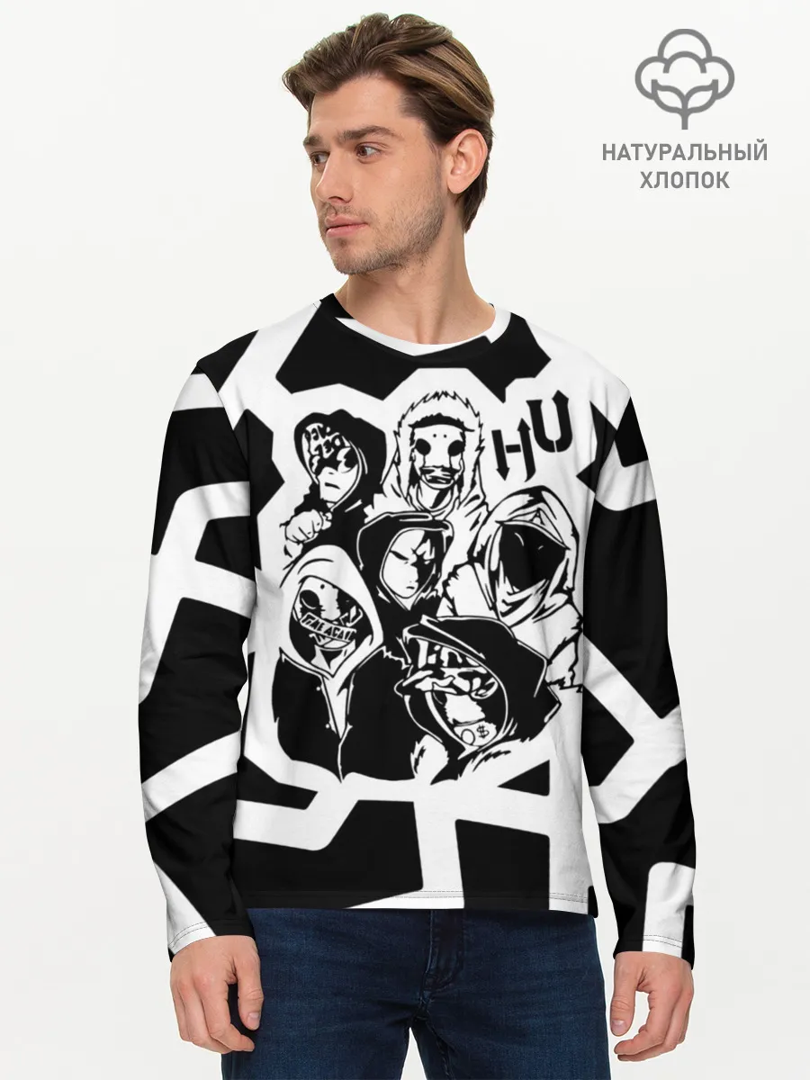 Мужской лонгслив базовый / Hollywood Undead